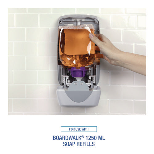 Manual Liquid Soap Dispenser, 1,250 Ml, 6.1 X 10.6 X 5.1, Gray