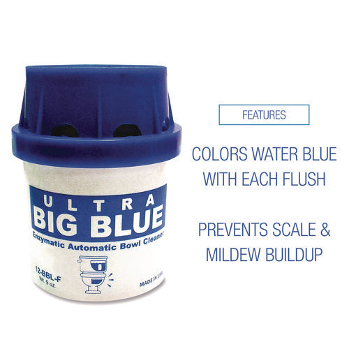 In-tank Blue Automatic Toilet Bowl Cleaner, Unscented, 9 Oz, 12/box