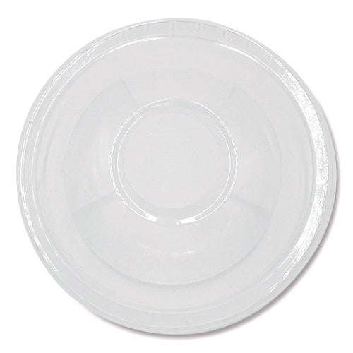 Pet Cold Cup Dome Lids, Fits 9 Oz To 10 Oz Cold Cups, Plastic, Clear, 100/pack