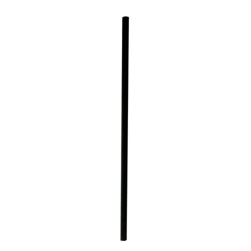 Wrapped Jumbo Paper Straws, 7.75", Paper, Black, 320/pack, 4 Packs/carton