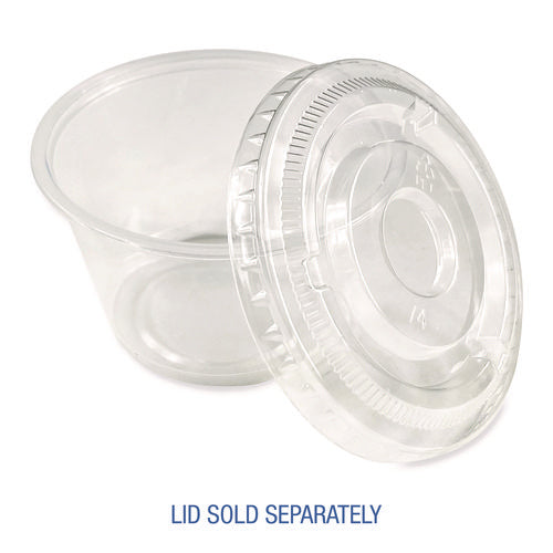 Souffle/portion Cups, 4 Oz, Plastic, Translucent, 2,500/carton