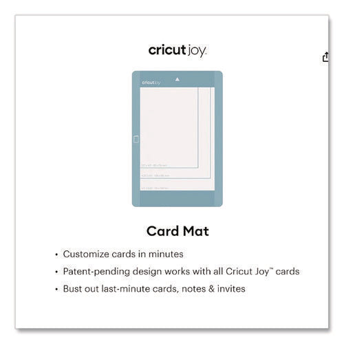 Joy Card Machine Mat, 4.5 X 6.25, Blue