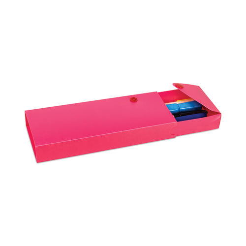 Slider Pencil Case, 2.88" X 0.6" X 9.5" To 11.43", Assorted Colors, 24/carton