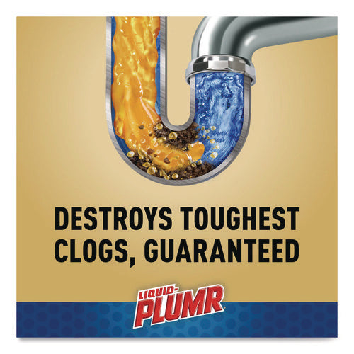Pro-strength Full Clog Destroyer Plus Pipeguard, Gel, 80 Oz