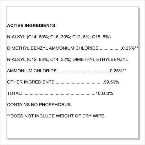 Versasure Cleaner Disinfectant Wipes, 1-ply, 6.75 X 8, Fragranced, White, 85/canister, 6 Canisters/carton