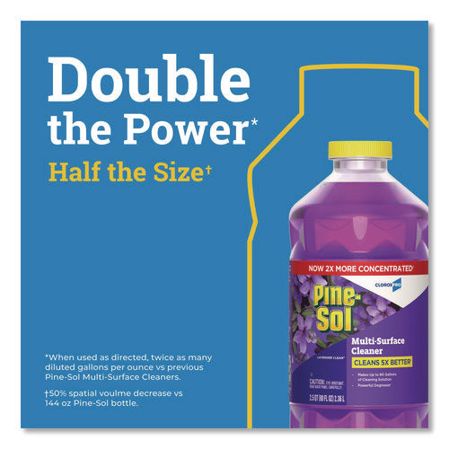 Cloroxpro Multi-surface Cleaner Concentrated, Lavender Clean Scent, 80 Oz Bottle, 3/carton
