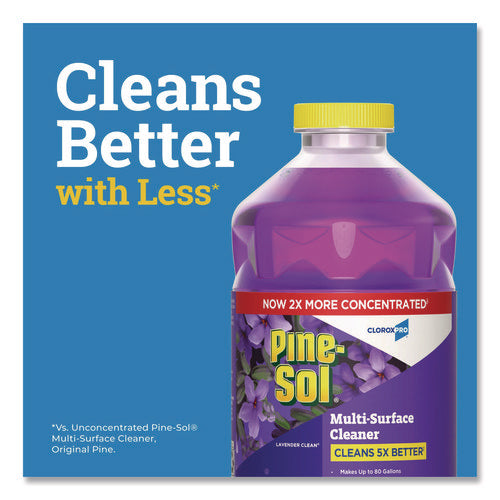 Cloroxpro Multi-surface Cleaner Concentrated, Lavender Clean Scent, 80 Oz Bottle, 3/carton