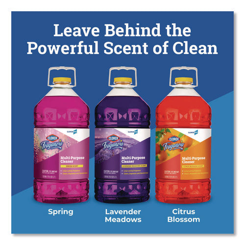 Cloroxpro Fraganzia Multi-purpose Cleaner, Citrus Blossom Scent, 175 Oz Bottle, 3/carton
