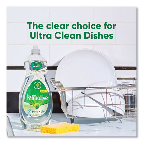 Pure + Clear Dishwashing Liquid, Spring Fresh, 32.5 Oz Bottle, 9/carton