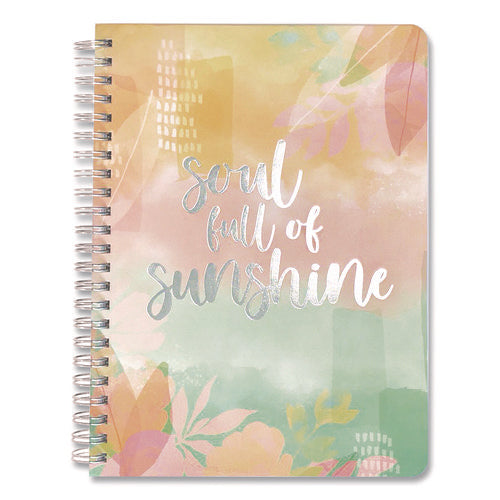 Silver Lining Hardcover Journal, Medium/college Rule, Randomly Assorted Cover Color, (100) 7.75 X 5.8 Sheets