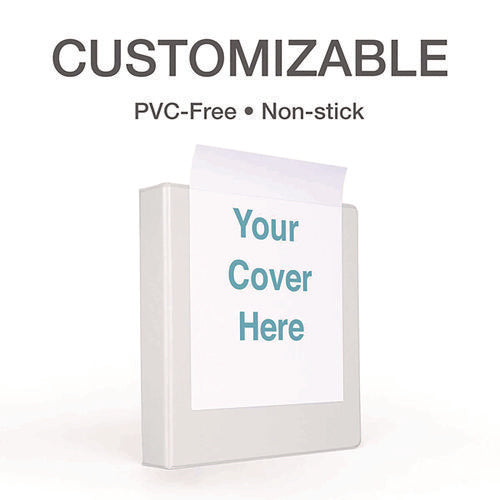 Premier Easy Open Clearvue Locking Slant-d Ring Binder, 3 Rings, 1" Capacity, 11 X 8.5, White