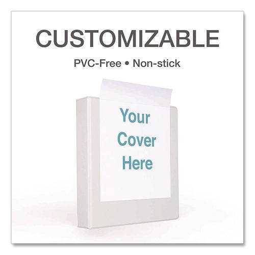 Premier Easy Open Clearvue Locking Slant-d Ring Binder, 3 Rings, 1.5" Capacity, 11 X 8.5, White