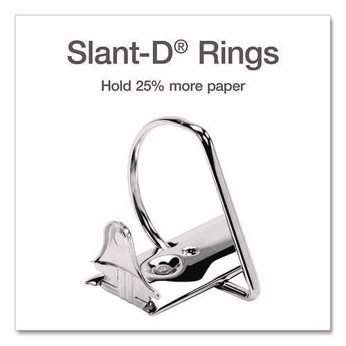 Xtralife Clearvue Non-stick Slant-d Ring Binder, 3 Rings, 4" Capacity, 11 X 8.5, White