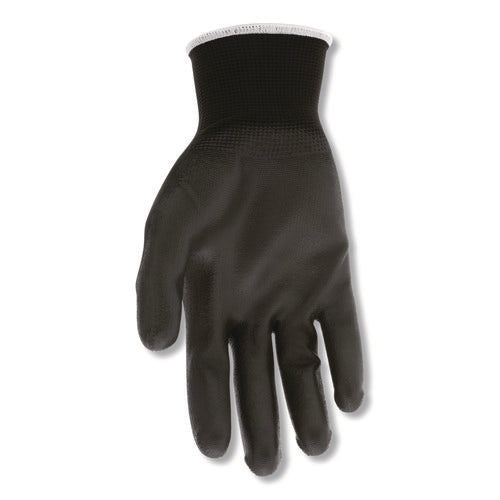 Work Gloves, 10" Long, Small, Black, 12 Pairs