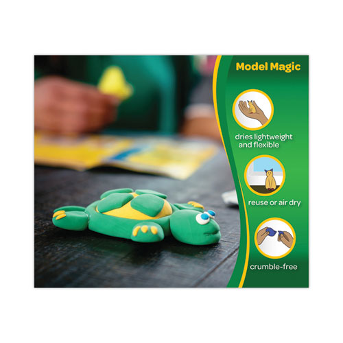 Model Magic Modeling Compound, 8 Oz Packs, 4 Packs, Assorted Natural Colors, 2 Lbs