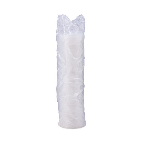Lift N' Lock Plastic Hot Cup Lids, With Straw Slot, Fits 10 Oz To 14 Oz Hot Cups, Translucent, 100/sleeve, 10 Sleeves/carton