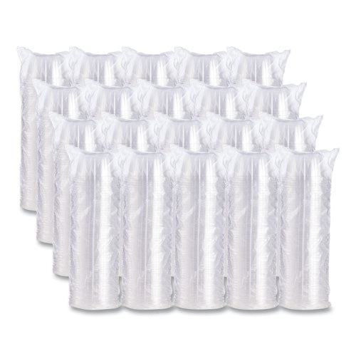 D-t Sundae/cold Cup Lids, Fits 6 Oz/8 Oz/12 Oz Cold Cups, Plastic, Clear, 50/pack, 20 Packs/carton