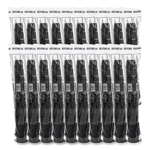 Conex Complements Portion/medicine Cups, 2 Oz, Plastic, Black, 125/bag, 20 Bags/carton