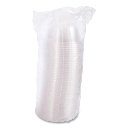 D-t Sundae/cold Cup Lids, Fits 5 Oz To 32 Oz Cold Cups, Plastic, Clear, 50/pack, 20 Packs/carton