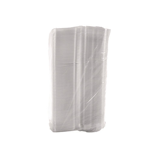 Clearpac Safeseal Tamper-resistant/evident Containers, Domed Lid, 24 Oz, Clear, Plastic, 100/bag, 2 Bags/carton