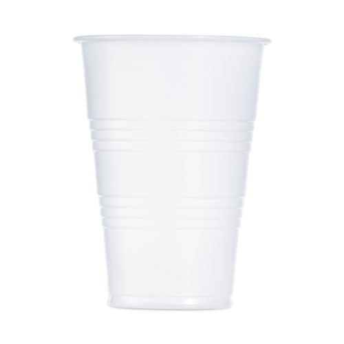 High-impact Polystyrene Cold Cups, 7 Oz, Plastic, Translucent, 100/sleeve, 25 Sleeves/carton