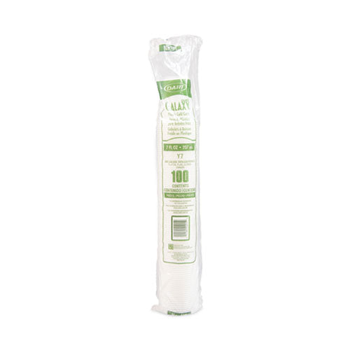 High-impact Polystyrene Cold Cups, 7 Oz, Plastic, Translucent, 100/sleeve, 25 Sleeves/carton