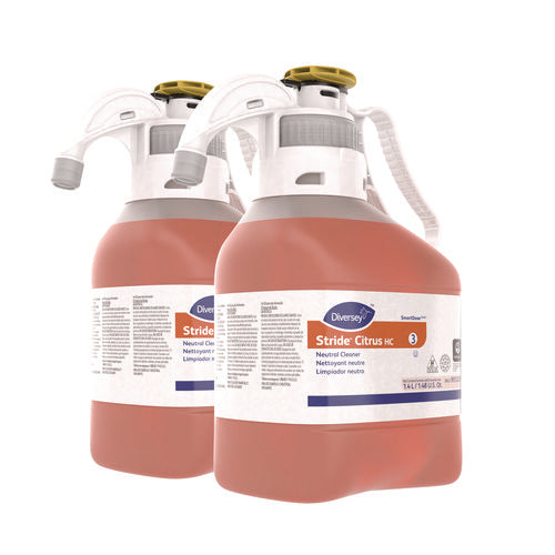 Stride Neutral Cleaner, Citrus Scent, 1.4 L Smartdose, 2/carton