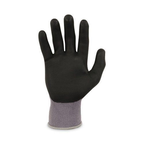 Proflex 7000 Nitrile-coated Gloves Microfoam Palm, En388: 4121a, 9" Long, Medium, Gray, Pair