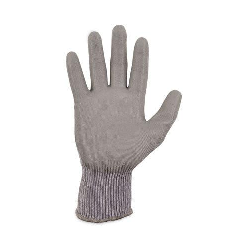 Proflex 7024 Ansi A2 Pu Coated Cr Gloves, En388: 4x42b, 9" Long, Xx-large, Gray, Pair