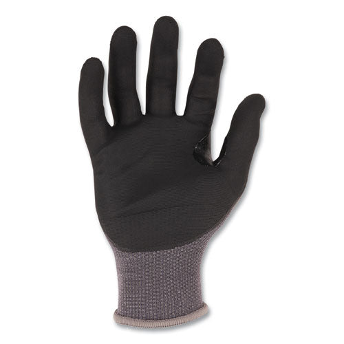 Proflex 7043 Ansi A4 Nitrile Coated Cr Gloves, En388: 4x42d, 9" Long, Small, Gray, Pair
