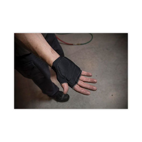 Proflex 800 Glove Liners, 9" Long, Large, Black, Pair