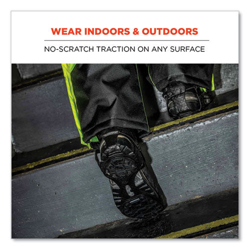 Trex 6325 Spikeless Traction Devices, X-large, Black, Pair