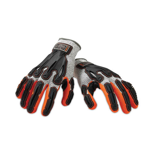 Proflex 922cr Nitrile Coated Cut-resistant Gloves, En388: 4442cp, Small, Gray, Pair