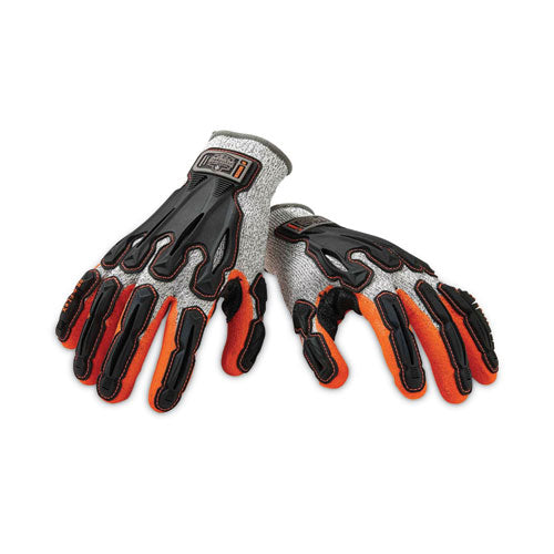 Proflex 922cr Nitrile Coated Cut-resistant Gloves, En388: 4442cp, Medium, Gray, Pair