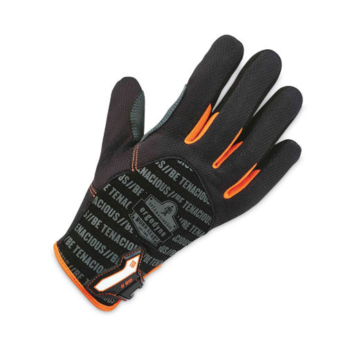 Proflex 810 Reinforced Utility Gloves, En388: 3121x, 9" Long, X-large, Black, Pair