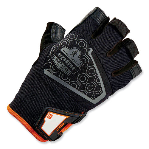Proflex 860 Heavy Lifting Utility Gloves, En388: 2101x, 10" Long, Small, Black, Pair