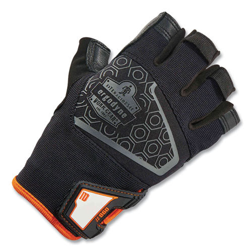 Proflex 860 Heavy Lifting Utility Gloves, En388: 2101x, 10.5" Long, Large, Black, Pair