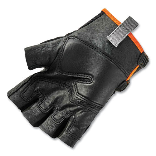 Proflex 860 Heavy Lifting Utility Gloves, En388: 2101x, 10.5" Long, Large, Black, Pair