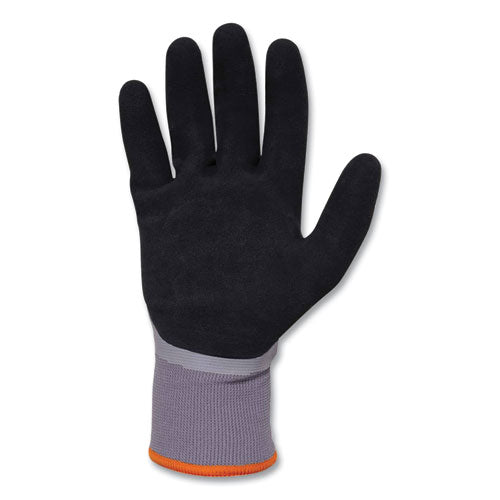 Proflex 7501 Coated Waterproof Winter Gloves, En388: 2131x, 10" Long, Small, Gray, Pair