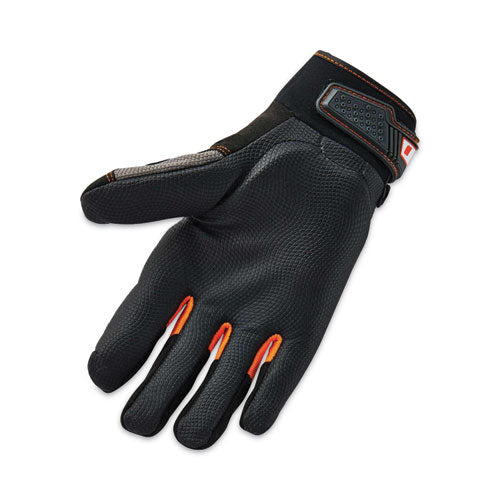 Proflex 9002 Certified Full-finger Anti-vibration Gloves, En388: 2121x, Small, Black, Pair