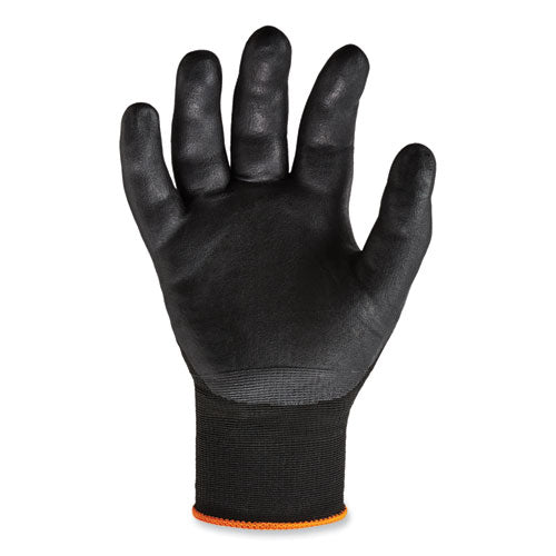 Proflex 7001-case Nitrile Coated Gloves, En388: 4121x, 8.5" Long, Medium, Black, 144 Pairs/carton