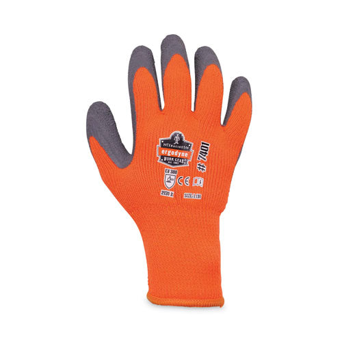 Proflex 7401-case Coated Lightweight Winter Gloves, En388: 2131x, 9" Long, Large, Orange, 144 Pairs/carton