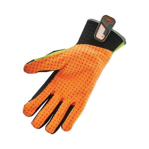 Proflex 925f(x) Standard Dorsal Impact-reducing Gloves, En388: 4121xp, Xx-large, Black/lime, Pair