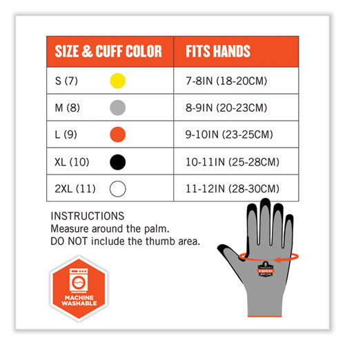 Proflex 7031 Ansi A3 Nitrile-coated Cr Gloves, En388: 4x42c, 9.5" Long, Medium, Gray, Pair