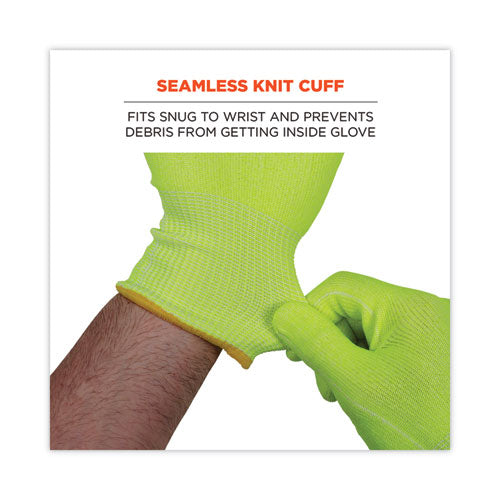 Proflex 7040 Ansi A4 Cr Food Grade Gloves, En388: 2x4xd, Reversible, 11" Long, X-large, Lime, 144 Pairs/carton
