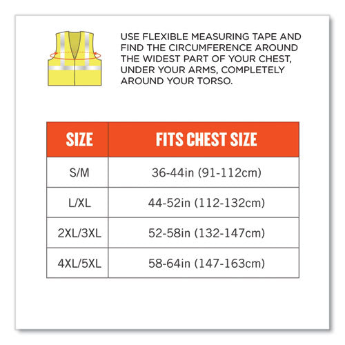 Glowear 8261frhl Class 2 Dual Compliant Fr Hook And Loop Safety Vest, 2x-large/3x-large, Lime