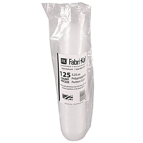 Portion Cups, 3.25 Oz, Plastic, Clear, 2,500/carton
