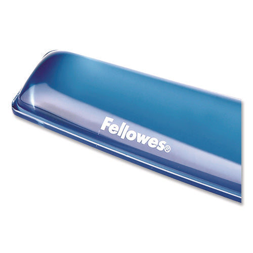 Gel Crystals Keyboard Wrist Rest, 18.5 X 2.25, Blue