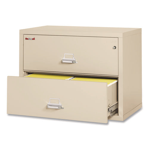 Insulated Lateral File, 2 Legal/letter-size File Drawers, Parchment, 37.5" X 22.13" X 27.75"