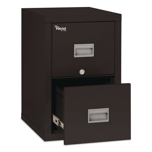 Patriot By Fireking Insulated Fire File, 1-hour Fire Protection, 2 Legal/letter File Drawers, Black, 17.75" X 25" X 27.75"